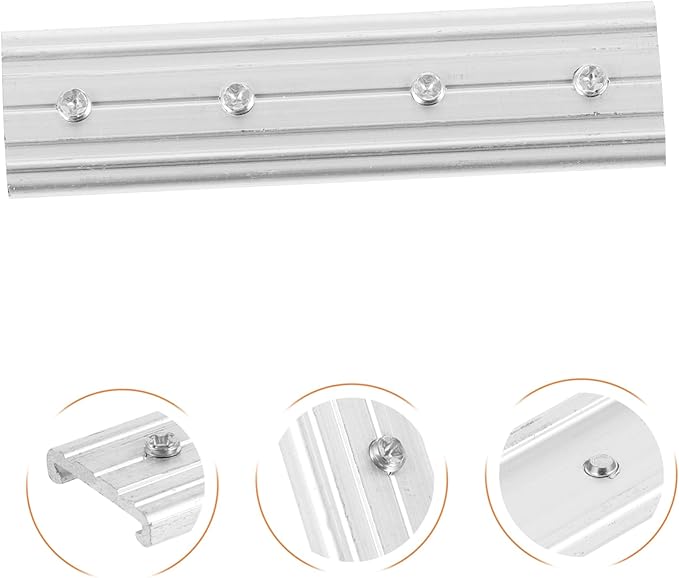 Window Curtain Track Connector Versatile Extension Joints for Direct Rail Curtains Design for Use Easy to Install