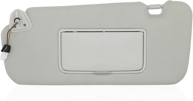 Left Driver Side Sun Visor Compatible with Nissan Murano 2009 2010 2011 2012 2013 2014 Sunshade Replacement 96401-1AA1B (Gray)