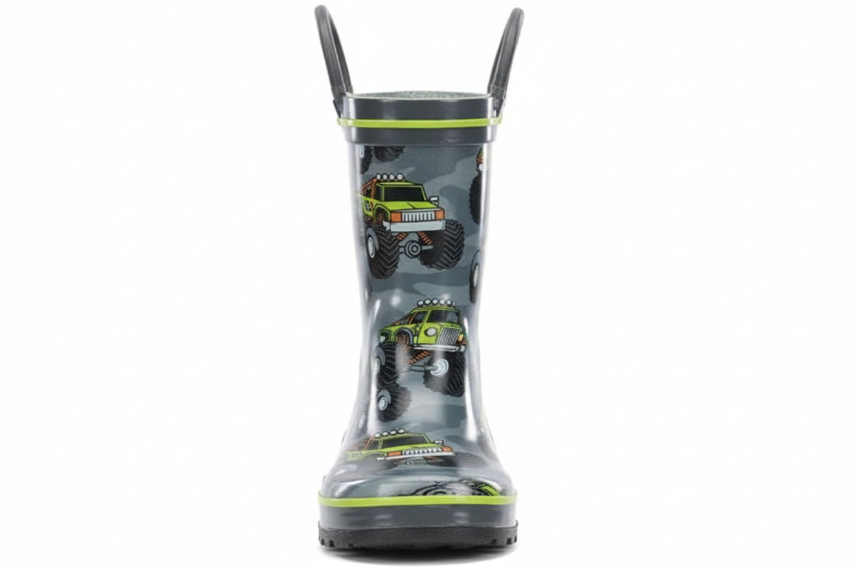 Unisex-Child Waterproof Printed Rain Boot