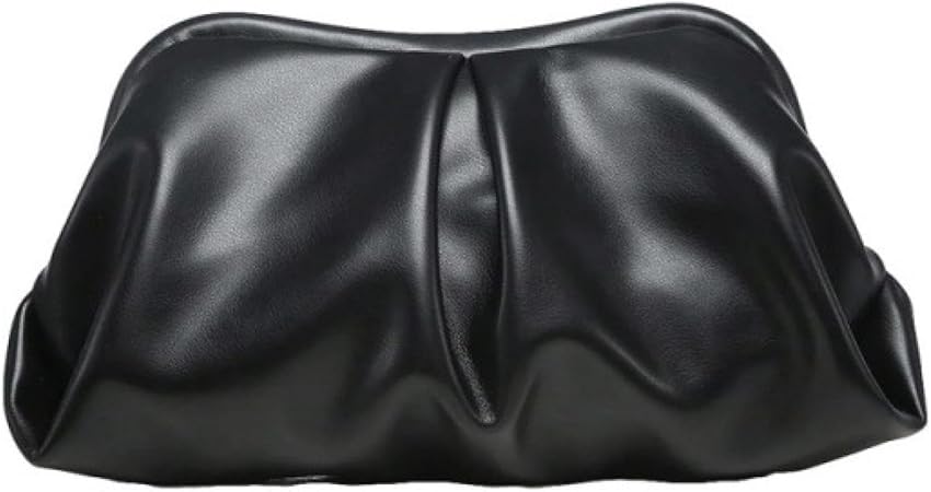 Women's Pleated Bag, Cloud Bag, Kiss Lock, Closed Clutch