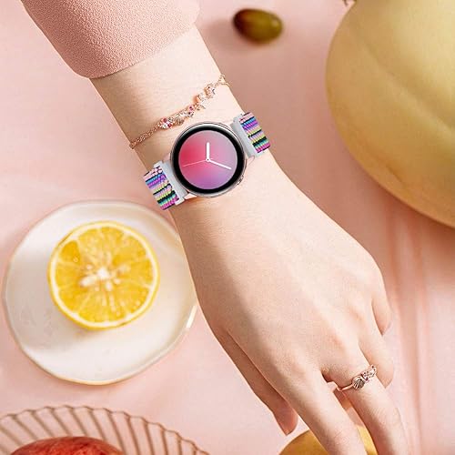 Chofit Elastic Nylon Loop Replacement Band for Watch, Compatible with Spade Health Smartwatch 3,Soft Stretchy Adjustable Watch Strap