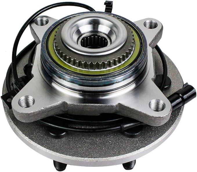 Autoround 515043 Front Wheel Bearing and Hub Assembly Fit for 4x4 4WD Ford Expedition & Lincoln Navigator 2000-2006, 6 Lug w/ABS