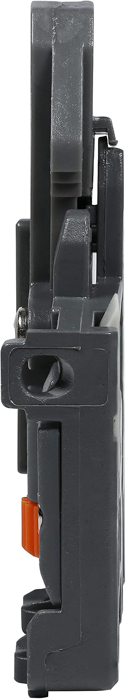 Pair of DTC Undermount Drawer Slide Plastic Front Locking Device, Grey with Screws Included