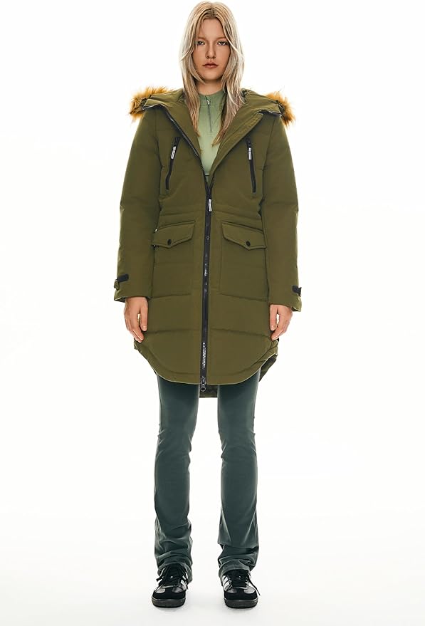 Orolay Women's Thickened Down Jacket Winter Warm Down Coat
