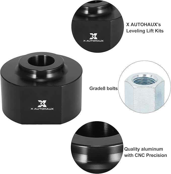 X AUTOHAUX 2.5 Inch Front Suspension Spring Strut Spacer Leveling Lift Kit for Ford F150 2WD 1981-1996 for Ford F-250 F-350 Super Duty 2WD 1999-2020
