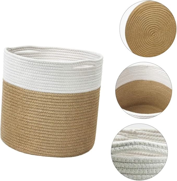 Exquisite Woven Storage Basket Multipurpose Household Flower Basket for Home Decor and Organization