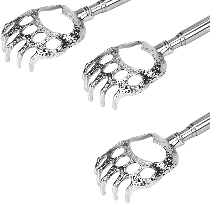 Back Scratcher, Fathers Day Dad Gifts for DadHusbandGrandpa, Christmas Stocking Stuffers for MenWomenAdults, Bear Claw Back Scratcher Portable Extendable, Novelty Idea Funny Men Small Gifts