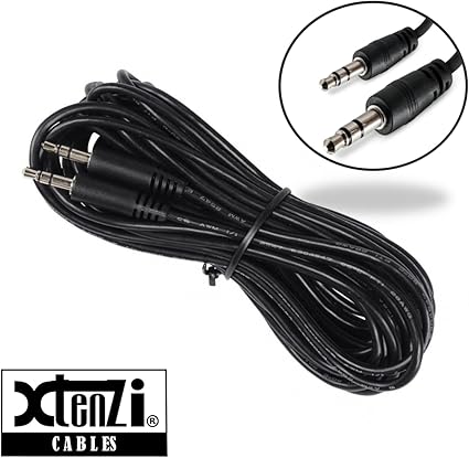 3Pin Jack Flex Cable Wire Accessory for Bass Remote Knob Compatible with SKAR Audio RP and Marine Series Amplifiers (15 Feet)