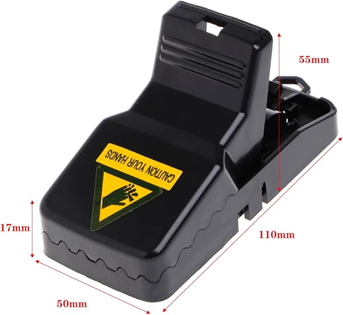2 PCS Reusable P-lastic S-mart Mouse Trap Quick Kill Mice Traps for IndoorOutdoor Pet Rodent Voles Hamsters Moles