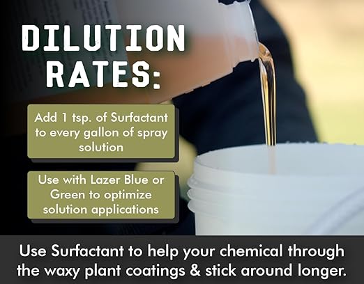 Concentrated Surfactant for Herbicides Non-Ionic 32oz, Increase Product Coverage, Increase Product Penetration, Increase Product Effectiveness
