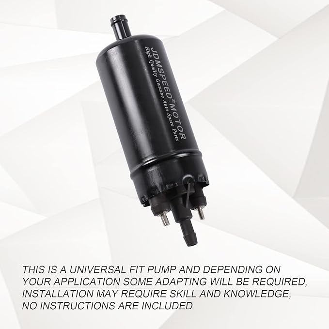JDMSPEED New Universal Inline High Pressure Fuel Pump 12V Gasoline Fuel Injection Pump Replacement 0580464070 0580453911 0580463017 0580464023