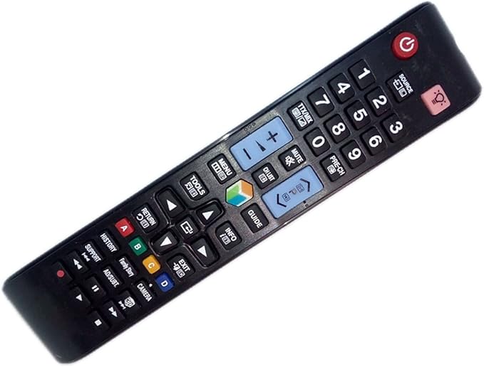 Replaced Remote Control Compatible for Samsung UN60ES7150FXZA PN60E7000FF UN55ES6600F PN51E550D1F UN65ES6500F LED HDTV TV