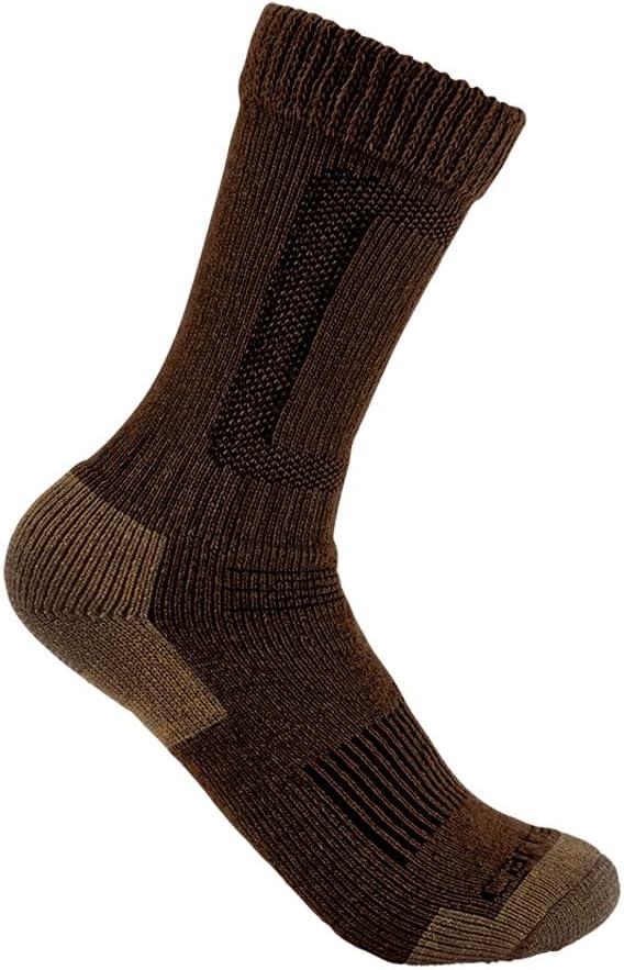 Carhartt Men's SB5780M Heavyweight Wool Blend Steel Toe Boot Sock ( Size M )