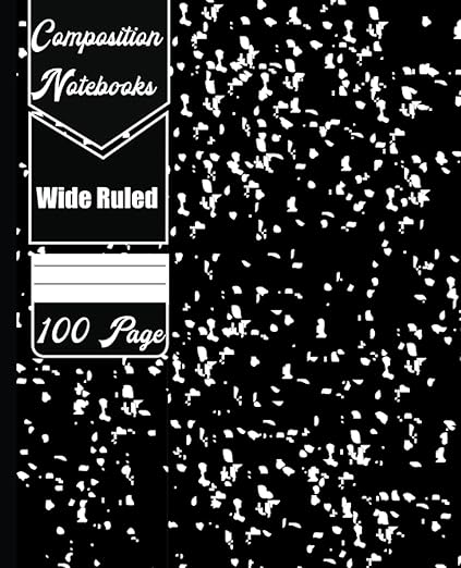 composition notebooks wide ruled 100 Pages: Wide Ruled Paper Notebook Journal : Abstract background Lined Notebook for School,- Blank Lined Notebook ... Student Composition Exercise Book Grades k-2