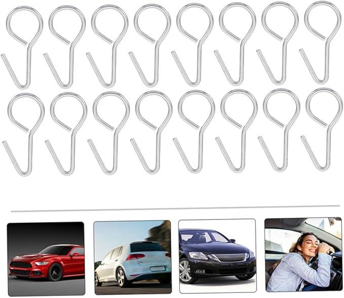 Enhance Car Seat Comfort 50pcs Metal S-Hook Seat Cover Installers Easy Fit