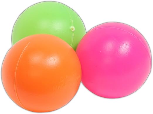 Assorted Color Plastic Balls (1 Dozen), 1.57"