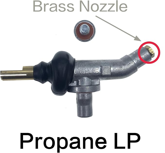 Gas grill spare parts Main burner manifold Control valve for Weber Genesis 300 Series (2011-2016) and Genesis II E-210 E-310 E-410 (propane (LP)