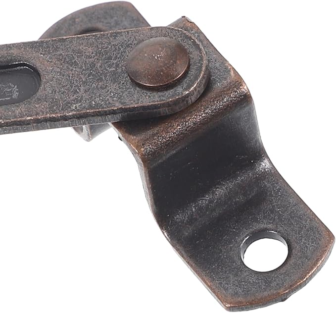 2pcs Lid Support Hinge Lid Stay Hinge for Boxes Toy Boxes Cedar Chests Cabinet Hardware Heavy-Duty Iron Construction Smooth Operation Easy Installation