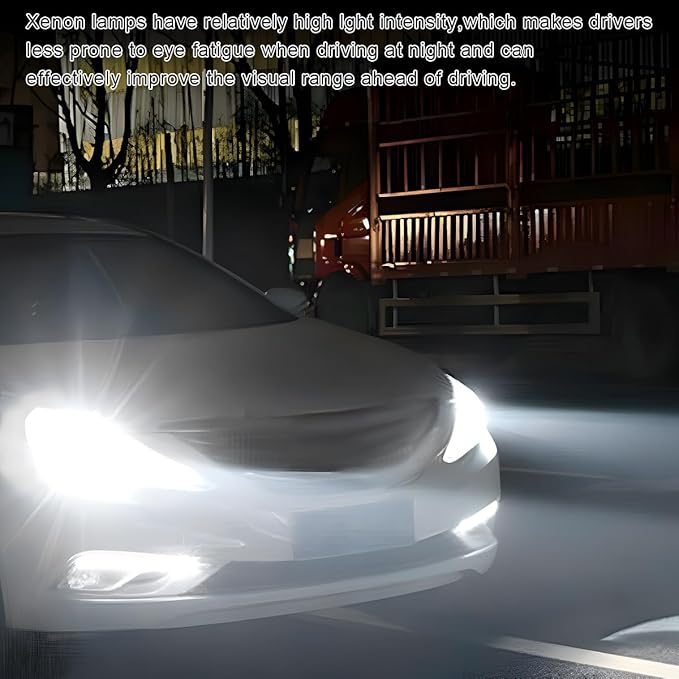 2 PCS DC 12V 35W Xenon HID Ballast, 2 x Xenon Headlight Ballast, 4000K Cool White, 6500K Bright White, Universal Fit