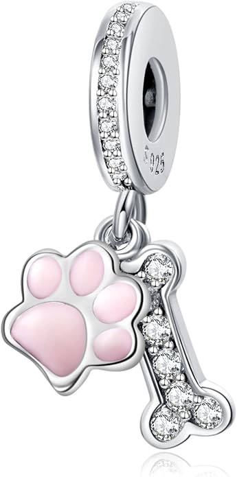 Annmors Silver Charms for Bracelets S925 Love Heart Mom Birthday Dangle for Women Bracelet & Necklace Pendant