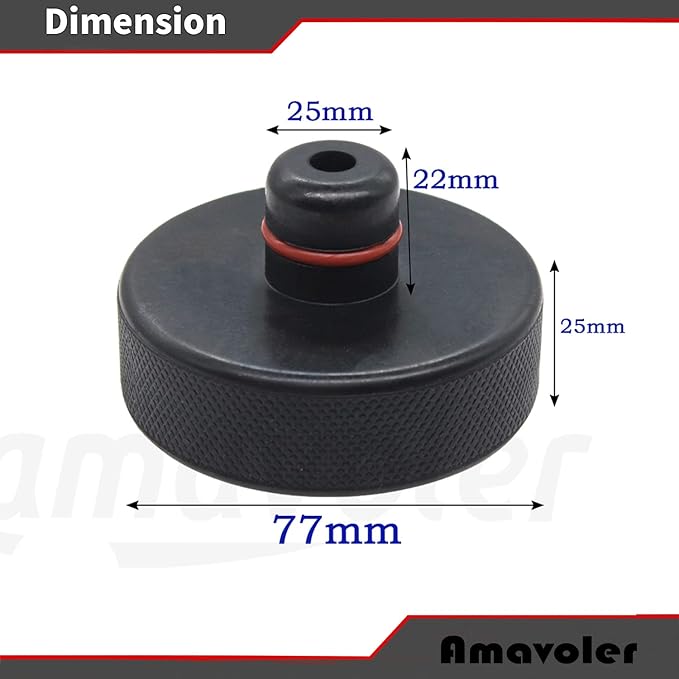 1 PCS Jack Pad Pucks Jack Lift Pad Adapter Tool Fit for Tesla Model 3YSX, Rubber Accessories Jack Pad Stand Protects Battery Chassis.