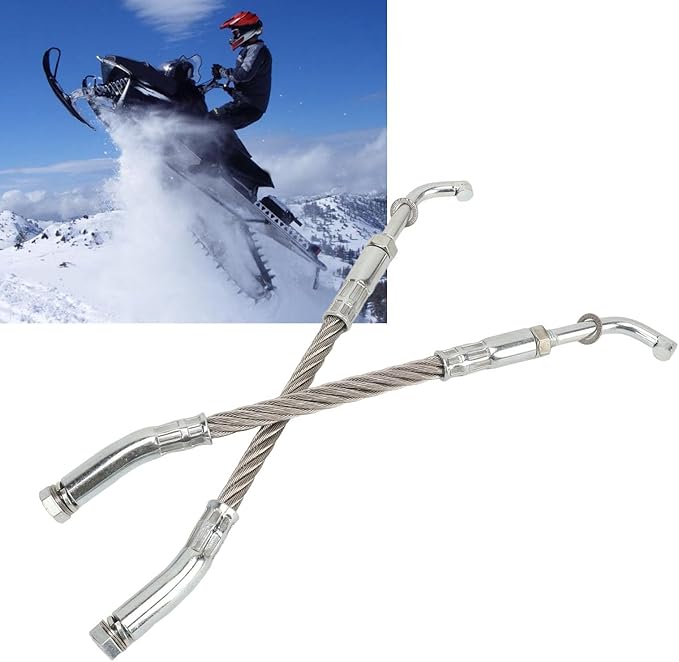 Yunir Ice Scratchers Kit, 1201 DF Universal Snowmobile Ice Scrapers Set for Snowmobiles, Recommend for Heights 2? 12in Right and Left