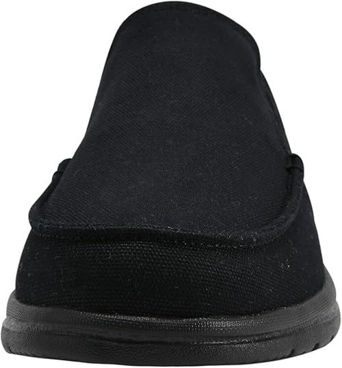 Slip On Shoes for Men Casual Canvas Loafers Men's Deck Shoes Comfort Boat Shoes with Rubber Sole