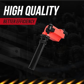 1pcs Energy Ignition Coil Compatible with Chrysler Dodge Jeep 300 Durango Magnumi Ram 1500 2500 3500 Grand Cherokee 2003-2005 5.7 V8 56028394AB,56028394AC UF378