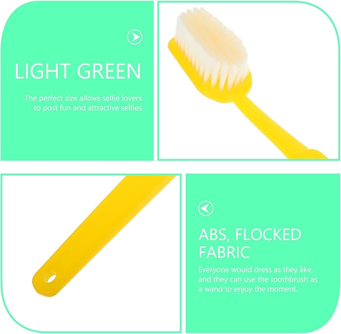 jojofuny Giant Toothbrush Prop Huge Toothbrush Oversized Novelty Toys Large Toothbrushes Big Brush Comedy Item Huge Toothbrush Costume Props