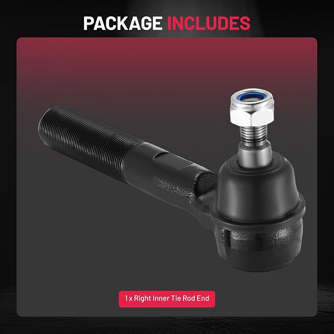 BDFHYK Front Right Inner Tie Rod End Compatible with Dodge 2003-2008 Ram 1500 2500 3500,Compatible with Jeep 2007-2018 Wrangler JK Replacement for ES3624 05086143AC 5086143AA 5086143AB 52060049AE