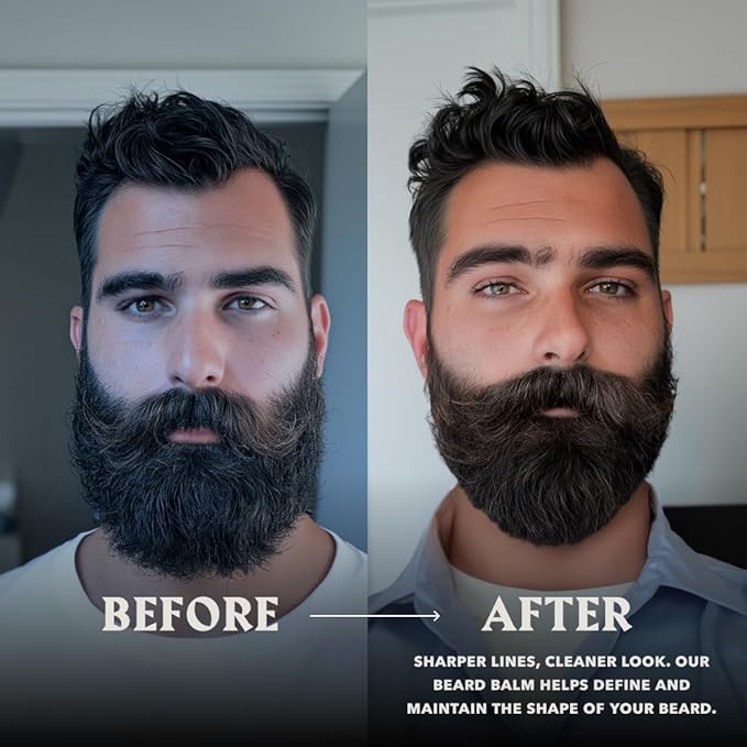 Striking Viking Pack of 2 Beard Balm (2oz) and Beard Butter (4oz) Vanilla Scent