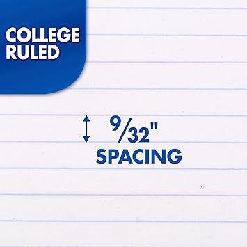 Mead Spiral Notebook, 3-Subject, College Ruled Paper, 8" x 11", 120 Sheets per Notebook, Color Will Vary, 1 Count (06710)