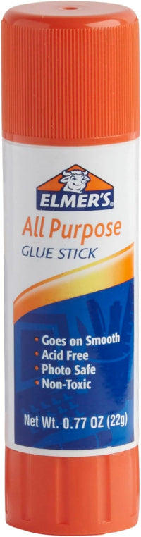 Elmer's All-Purpose Glue Stick, Large, 0.77 oz, Single Stick (E515)