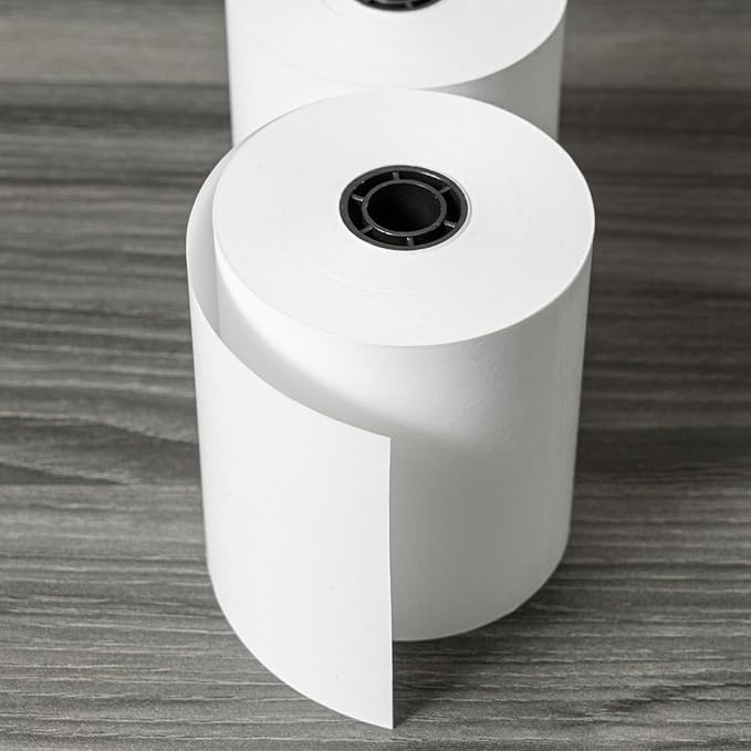 3 18" x 230' Thermal Paper Rolls - Comes in Bright White Color - Crisp Clear Images - BPA Free - Ideal for POS System (10 Rolls Per Case)