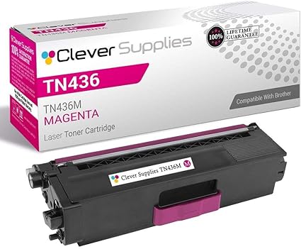 CS Compatible Toner Cartridge Replacement Brother TN436 TN-436 TN436M Magenta for HL-L8360CDW HL-L8360CDWT HL-L9310CDW HL-L9310CDWTT MFC-L8900CDW MFC-L9570CDW MFC-L9570CDWT