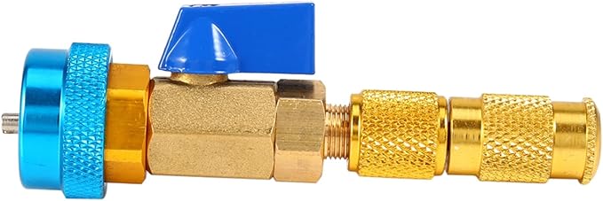 Car Valve Core Compressor Tool,Air Conditioning R134A Valve Core Quick Remover Installer High Low Pressure Tool