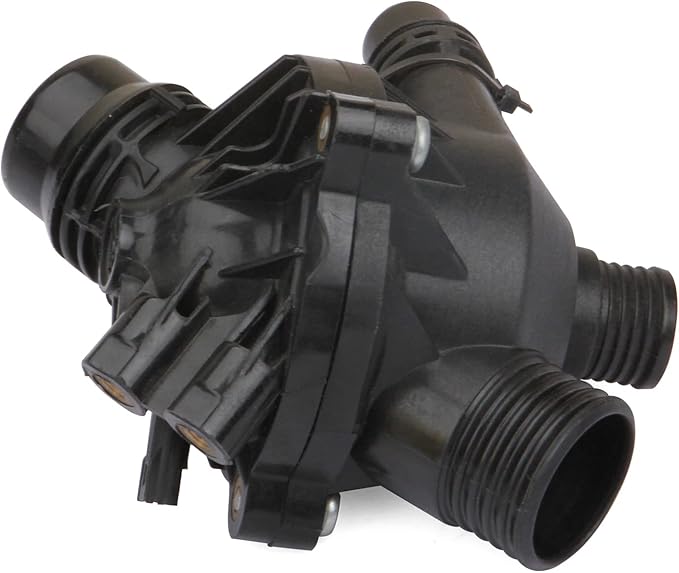 MITZONE Engine Coolant Thermostat Assembly Compatible with BMW E90 E92 E60 E83 323i 325i 328i 330i 335i 525i 528i x3 Z4 128i Replace 11537549476