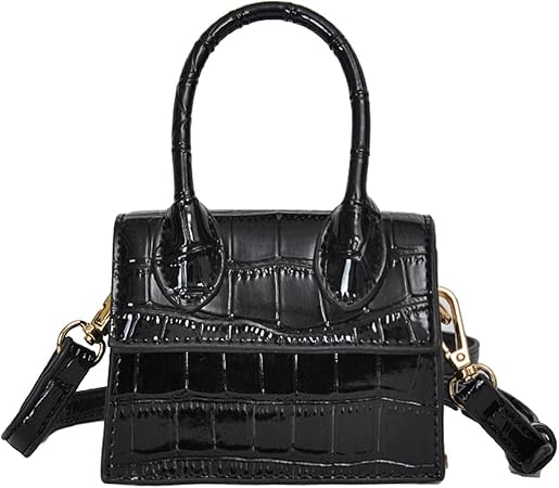 MMKJHNBHQ Women's Mini Handbag Messenger Bag Crocodile Pattern Shoulder Bag