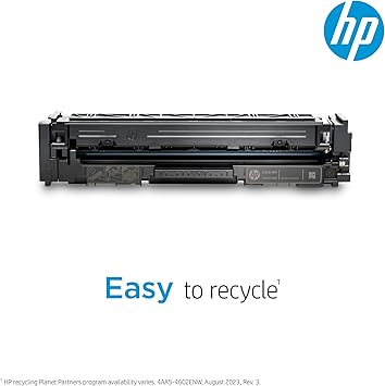 HP 204A Yellow Toner Cartridge Works with HP Color LaserJet Pro M154 Series, HP Color LaserJet Pro MFP M180, M181 Series CF512A