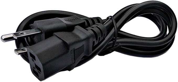 UpBright 3-Prong AC in Power Cord Cable Plug Compatible with ECOXGEAR EcoTrek GDI-EXTRK210 Stereo Bluetooth Speaker Rugged Waterproof Floating Portable Wireless 100 Watt 100W Smart Spk and PA System