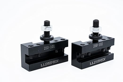 6-12" AXA Quick Change CNC Tool Post Turning Facing Holder 1# 250-101 and Boring Turning Holder 250-102#2 Set