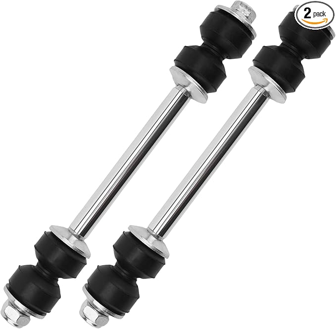 K80631 Front Sway Bar Link Kit Compatible with Chevy Silverado Suburban 1500/2500HD 1999-2019, Tahoe 1995-2006 Yukon XL Replaces K700539, 10385580, 15167767 (1 pc)