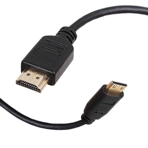 SideTrak Portable Monitor 3ft HDMI Cord HDMI to Mini HDMI Cable Compatible Swivel Solo Durable, Flexible, Tangle-Free Cord Black