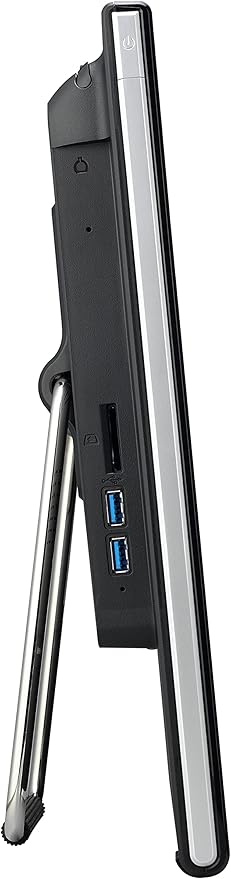 Shuttle XPC AIO X50V8 Black Embedded Intel Celeron 5205U All-in-One Barebone PC, Fanless, IP54 Certified, VESA Compatible, No RAM, No HDDSSD, No OS