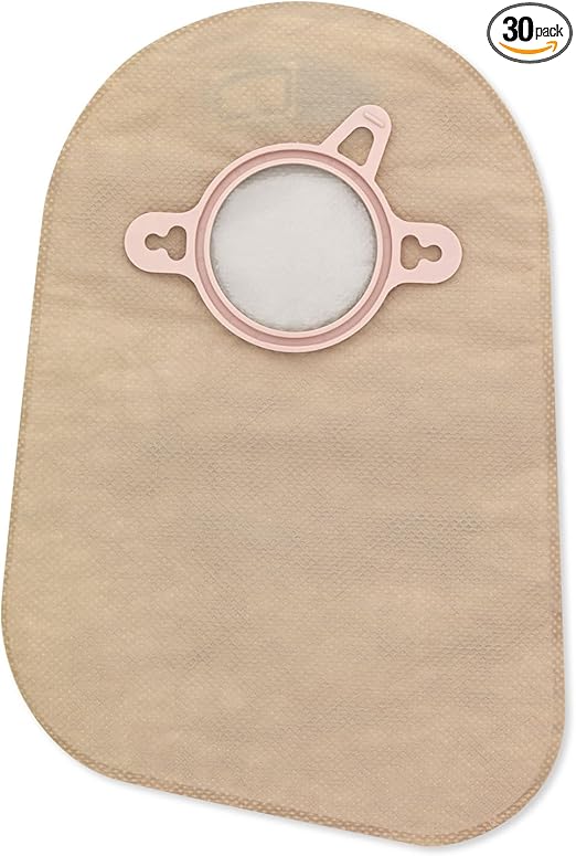 New Image Closed End 9" L 2pc System Ostomy Pouch 2.25" Flange 18323, 30 Ct
