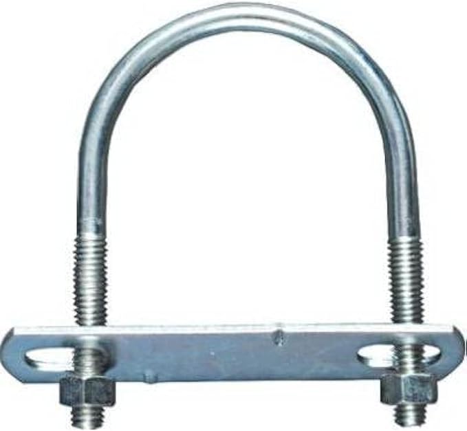 National Hardware N222-217 U Bolt, 652, 652-38"x3 x4-12, Zinc Plated