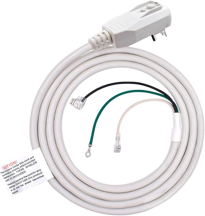 ELEGRP L22615 240V 15A 3600W 14AWG LCDI Power Cord Plug 60Hz NEMA 6-15P for A/C Air Conditioner, E250451 UL Certified, 7.5FT Leakage Current Detection Interrupter Replacement 0661515LY L15615 (1 Pack)