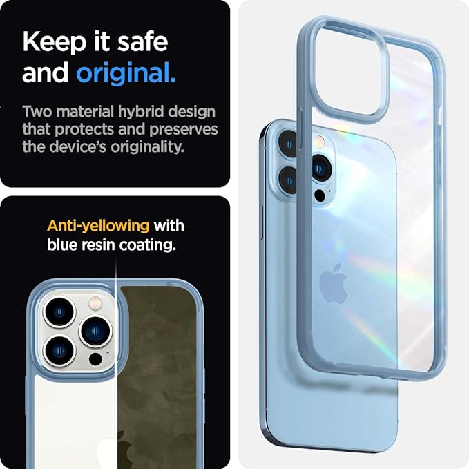 Spigen Ultra Hybrid Designed for iPhone 13 Pro Case (2021) - Sierra Blue