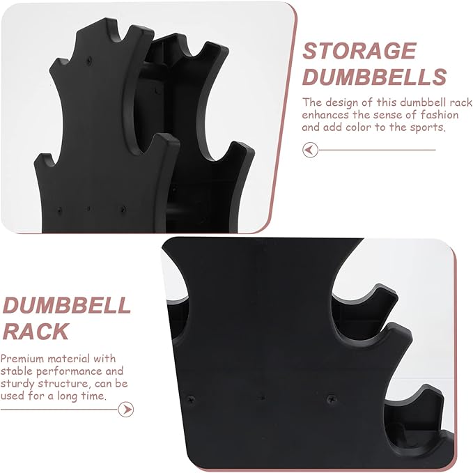 Superior Dumbbell Racks Plastic Dumbbell Holder 2pcs Dumbbell Storage Racks