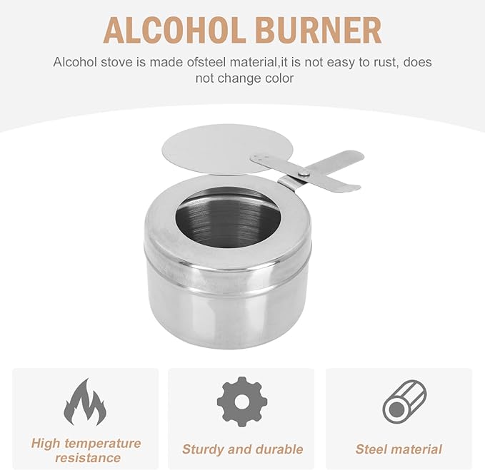 Hot Pot Fuel Core Restaurant Burner Stove Wick Camping Cooking Pot Fuel Holder for Chafers Thermal Holder Food Stainless Cookware Alcohol Stove Furnace Bottle Rack Steel Desktop